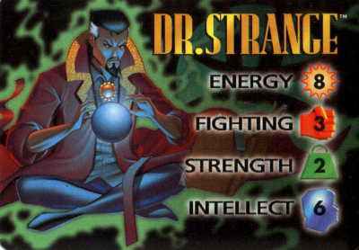 Dr. Strange 4-Grid Character Card
